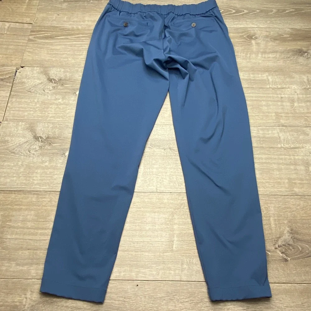 Bonobos Pants Mens Large Regular Blue Polyester Performance Chino